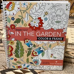 BOGO🌼Higher Price Prevails…In the Garden Color and Frame Coloring Book❣️